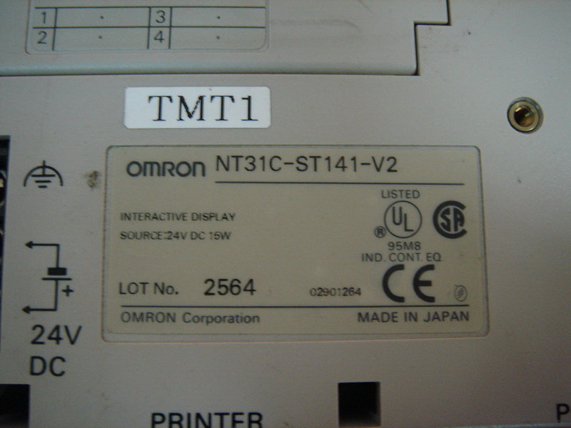 OMRON NT31C-ST141-V2 - PLC DCS SERVO Control MOTOR POWER SUPPLY ...